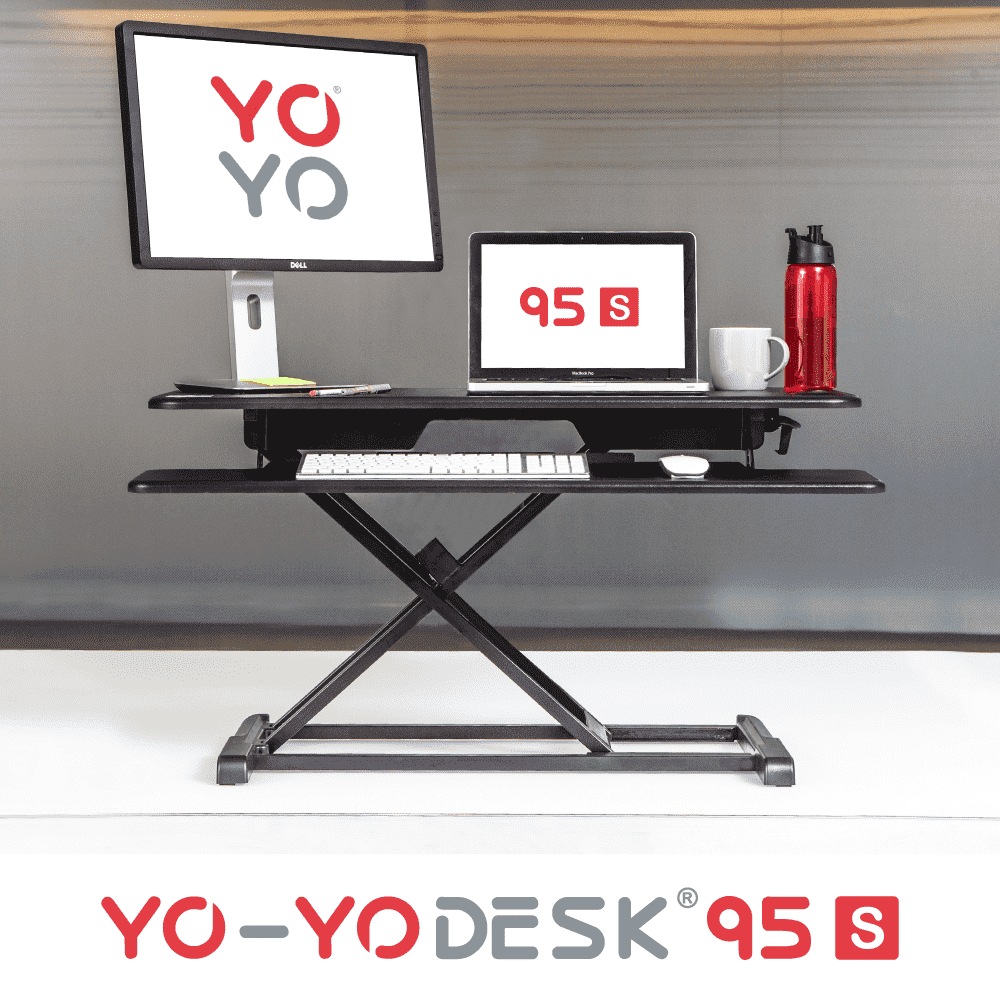 Yo-Yo DESK 95-S Black Front View