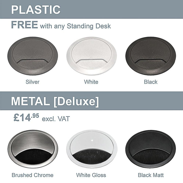 2 x Metal Finish - Porthole Covers